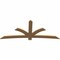 Ekena Millwork Davenport Timber Gable Bracket, Western Red Cedar, 96"W x 40"H x 1 1/2"D x 5 1/2"F, 10/12 Pitch GBW096X40X0206DAV00SWR - alternate 3
